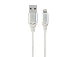 Gembird USB2.0 A - Lightning M/M adatkábel 1m ezüst-fehér