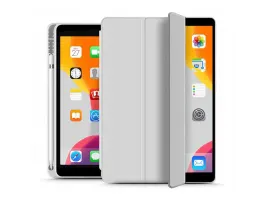 Apple iPad 10.2 (2019/2020/2021) tablet tok (Smart Case) on/off funkcióval,   Apple Pencil tartóval - Tech-Protect - szü