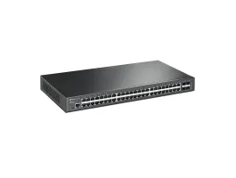 TP-LINK Switch 48x1000Mbps + 4xGigabit SFP + 2xkonzol port Menedzselheto TL-SG3452