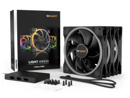 Be quiet! LIGHT WINGS 140mm PWM Triple-Pack