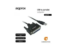 APPROX Kábel átalakító - USB2.0 to Párhuzamos (paraller) port adapter