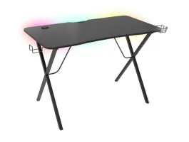 Genesis Holm 200 Gamer asztal RGB világítással fekete (NDS-1606)