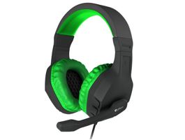 Genesis Argon 200 Gamer mikrofonos sztereo fejhallgató zöld (NSG-0903)
