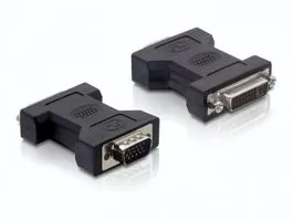 Delock Adapter DVI 24+5 anya  VGA 15 tűs apa (65017)
