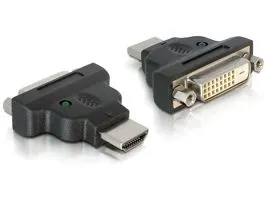 Delock adapter HDMI apa  DVI-25tűs anya (65020)