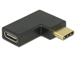 Delock Adapter USB 10 Gbps (USB 3.1 Gen 2) USB Type-C csatlakozó  csatlakozó ívelt bal / jobb (65915)