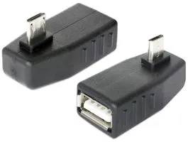 Delock adapter USB micro-B apa  USB 2.0-A anya, OTG, 90 -ban forgatott (65474)