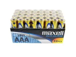 MAXELL Mikroceruza elem 1,5V • AAA • LR3 power pack  32 db/csomag