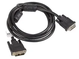 Lanberg DVI-D apa (18+1) - DVI-D apa (18+1) single link fekete kábel, 1.8m (CA-DVIS-10CC-0018-BK)
