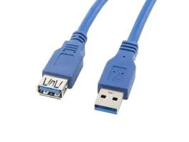 Lanberg USB 3.0 kék kábel AM-AF kiterjesztés, 3m (CA-US3E-10CC-0030-B)