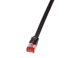 Logilink Patch kábel SlimLine, lapos, Cat.6A, U/FTP, fekete, 2 m (CF2053S)