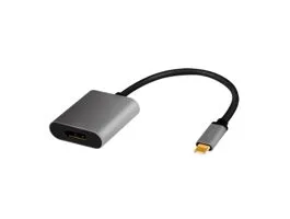 Logilink USB 3.2 Gen1 Type-C adapter, C/M DP/F, 4K, alu, 0,15 m (CUA0102)