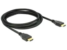 Delock nagy sebességű HDMI Ethernet kábel HDMI A apa  HDMI A apa 4K 2 m (84714)