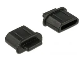 Delock Porvédő HDMI micro-D típusú kimenethez fogantyúval 10 db fekete (64031)