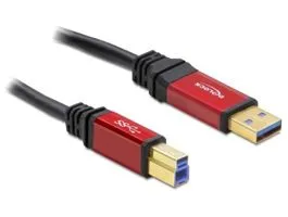 Delock USB 3.0-A  B apa / apa, 3 m prémium kábel (82758)