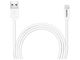 ADATA 1m Lightning  USB-A fehér adatkábel