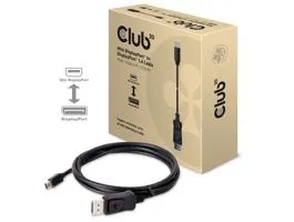 CLUB3D Mini Displayport - Displayport 1.4 HBR3 2m kábel