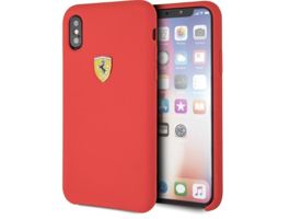 Ferrari SF iPhone X/XS piros szilikon tok