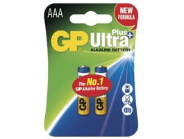 GP Ultra Plus AAA (LR03) alkáli mikro ceruza  elem 2db/bliszter