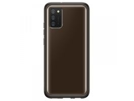 Samsung OSAM-EF-QA026TBEG Galaxy A02S fekete szilikon hátlap