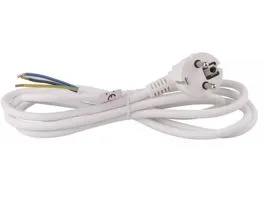 Emos S14372 Flexo 2 méter 3×0,75mm2 fehér szerelhető hálózati kábel