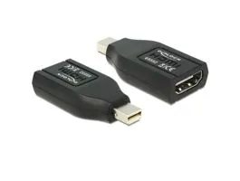 Delock 65552 fekete adapter mini displayport apa  HDMI anya