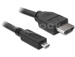 Delock High Speed HDMI Ethernet kábel A/D - A apa/apa 1,0m (82661)
