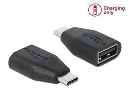 Delock USB adatblokkoló USB Type-C  csatlakozó - USB A-típusú aljzat (66528)