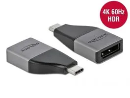 Delock USB Type-C  adapter DisplayPort (DP Alt Mode) 4K 60 Hz   kompakt kialakítású (64120)