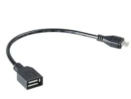 Kábel USB Átalakító Akasa USB 2.0 A (Female) - micro B (Male) OTG Adapter