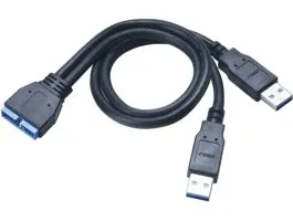 Kábel USB Összekötő Akasa USB 3.0 (Alaplapi) - 2x USB 3.0 A (Male)