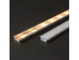 PHENOM LED alumínium profil sín 1000 x 23(17) x 8 mm süllyeszthető U profil