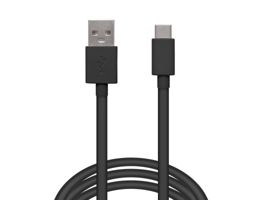 DELIGHT Adatkábel - USB Type-C - fekete - 1 m