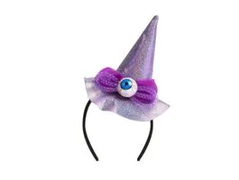 EGYEB Halloween-i hajráf - boszorkány kalap