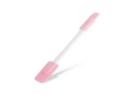 EGYEB Szilikon spatula - rózsaszín, kétoldalú - 24,5 x 4,5 cm