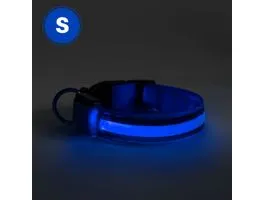 EGYEB LED-es nyakörv - akkumulátoros - S méret - kék