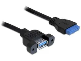 Delock kábel USB 3.0 pin header female  1 x USB 3.0-A female (83118)