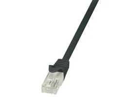LogiLink Patch kábel Econline, Cat.5e, U/UTP, fekete, 7,5 m (CP1083U)