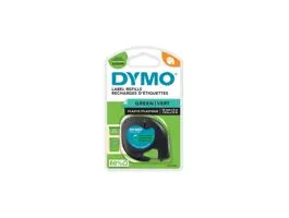 Feliratozógép szalag Dymo Letratag S0721640/59425 12mmx4m, ORIGINAL, zöld