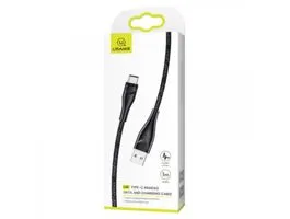 Usams U41 Type-C Braided Data and Charging Cable 1m Black
