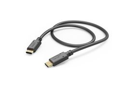 HAMA USB Type-C - USB Type-C adat- és töltőkábel 1,5 m-es vezetékkel - HAMA FIC E3 USB-C Cable - fekete