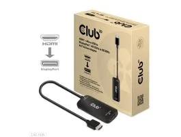 KAB Club3D HDMI + Micro USB to DisplayPort 4K120Hz or 8K30Hz Active Adapter M/F