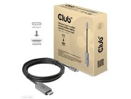 KAB Club3D USB Gen2 Type C to HDMI 4K120Hz 8K60Hz HDR10 with DSC1.2 Active Cable M/M