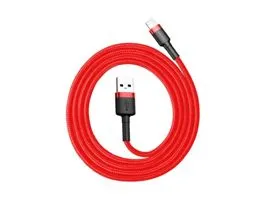 Baseus cafule kábel USB lightning 2.4A 1M CALKLF-B09 piros-fekete (BAS274969)