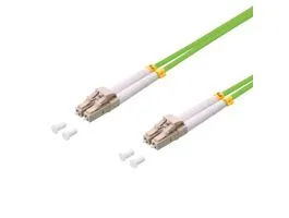 Logilink Fiber duplex patch kábel, OM5, 50/125 , LC-LC, lime zöld, 2 m (FP5LC02)