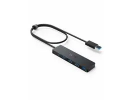 ANKER USB HUB, Ultra Slim Data USB 3.0 HUB, 4 port, fekete - A7516016
