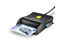 AXAGON CRE-SM3SD Smart Card Flatreader Black