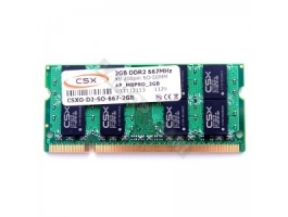 CSX 2GB 667Mhz DDR2 notebook memória