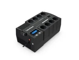 CYBERPOWER UPS BR1200ELCD (8 aljzat) 1200VA 720W, 230V szünetmentes elosztósor + USB LINE-INTERACTIVE