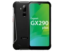 GIGASET GX290 PLUS okostelefon, 6,1”, 4G/voLTE, 4/64GB, IP68 víz- és porálló, szálcsiszolt fém, Android 10.0, fekete